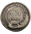 Malta (Zakon Maltański). Emmanuel de Rohan, 1775-1797. VI (6) Tari 1780, Valletta