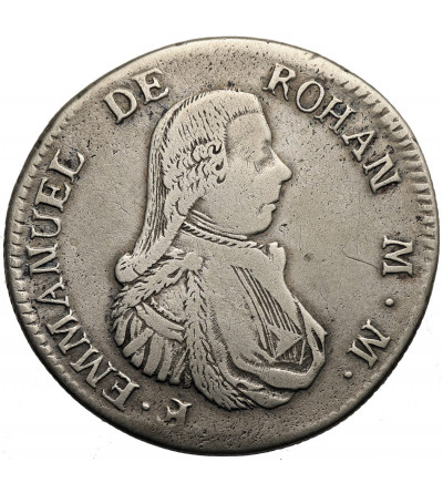 Malta (Sovereign Order). Emmanuel de Rohan, 1775-1797. Scudo (12 Tari), 1796, Valletta mint