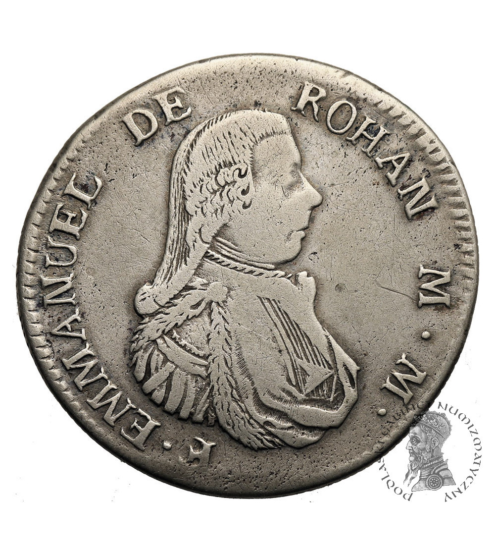 Malta (Zakon Maltański). Emmanuel de Rohan, 1775-1797.  Scudo (12 Tari) 1796, Valletta
