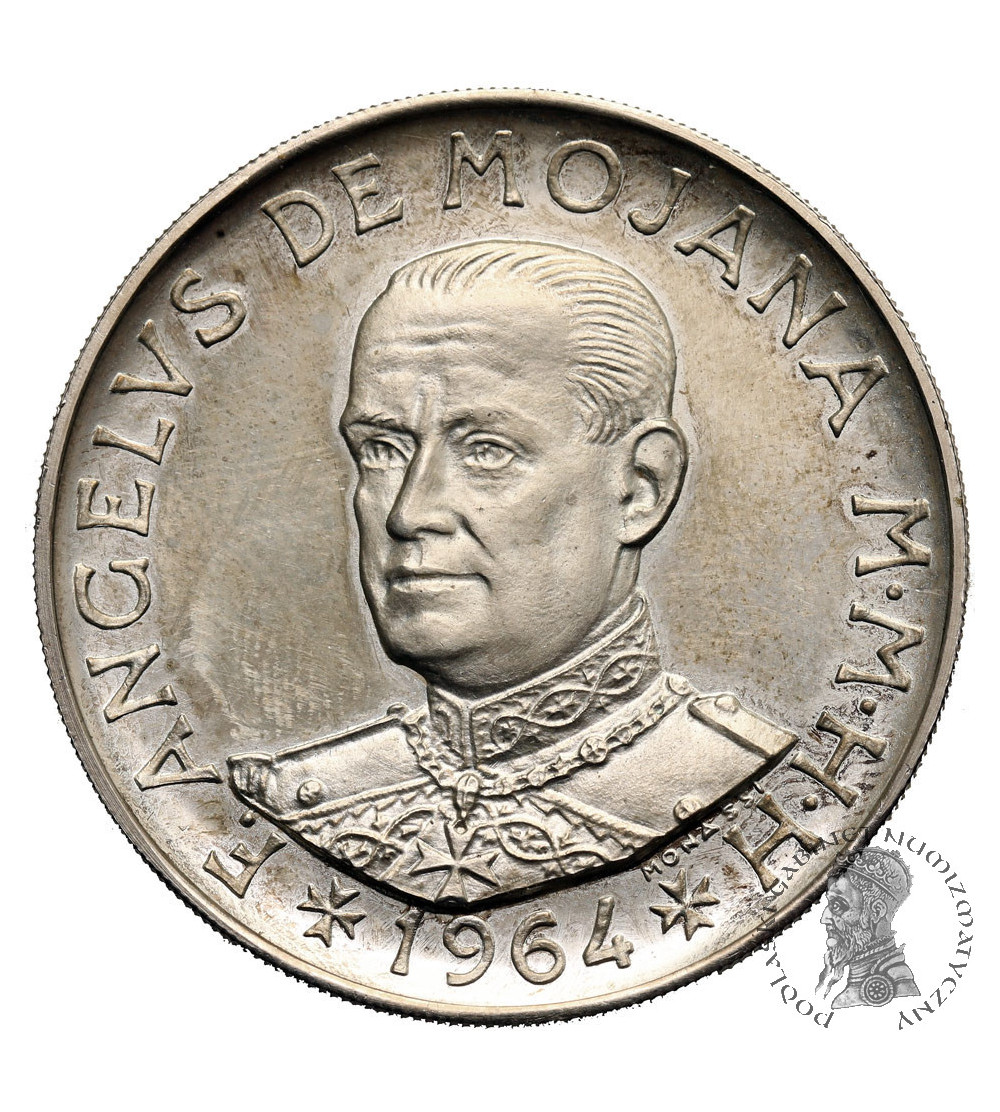 Malta (Sovereign Order). Angelo de Mojana di Cologna (1962-1988). 2 Scudi 1965
