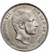 Filipiny, Alfons XII (1874-1885). 50 Centavos 1885