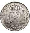 Filipiny, Alfons XII (1874-1885). 50 Centavos 1885