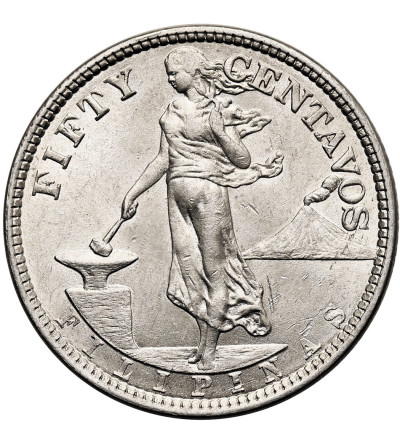 Filipiny, Amerykańska Administracja. 50 Centavos 1921