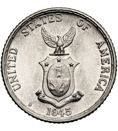 Philippines, US Administration / Commonwealth. 20 Centavos 1945 D