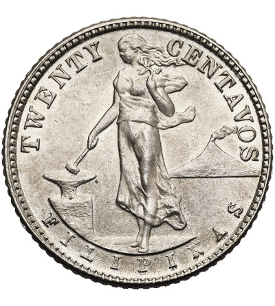 Filipiny, Amerykańska Administracja / Commonwealth. 20 Centavos 1945 D