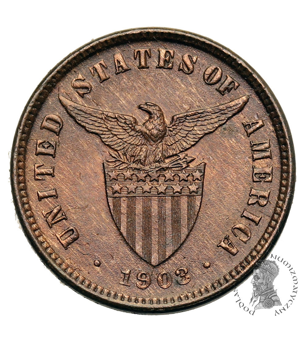 Filipiny, Amerykańska Administracja. 1/2 Centavo 1903