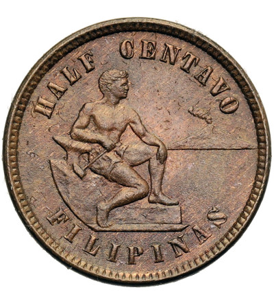 Filipiny, Amerykańska Administracja. 1/2 Centavo 1903
