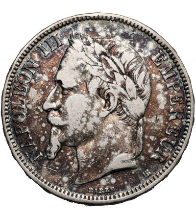 Francja, Napoleon III (1852-1870). 5 franków 1868 A, Paryż