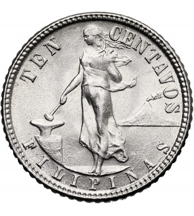 Philippines, US Administration / Commonwealth. 10 Centavos 1945 D