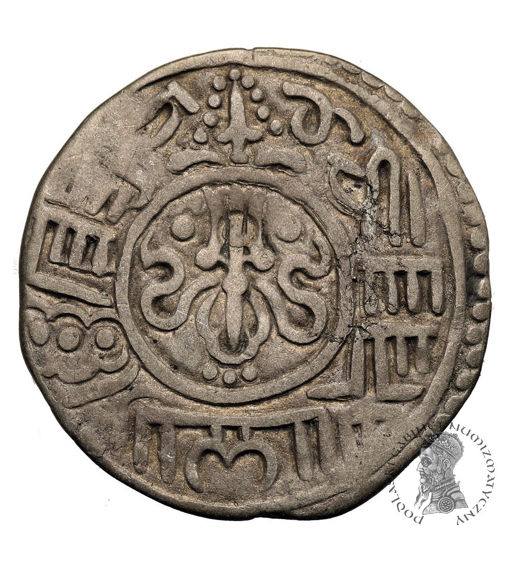 Nepal, Królestwo Bhatgaon, Jaya Ranajit Malla, 1722-1769 AD. Mohar, NS 842 / 1722 AD, emisja dla Tybetu