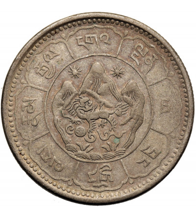 Tybet. 10 Srang, BE 16-24 / 1950 AD, Tapchi - bez kropki po dacie