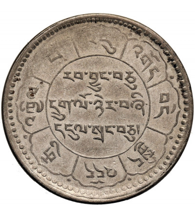 Tybet. 10 Srang, BE 16-24 / 1950 AD, Tapchi - z kropką po dacie