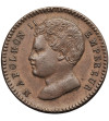 France, Napoleon II (1811-1832), pretender to the throne. ESSAI 1 Centime 1816 (1860), Brussels (Würden)