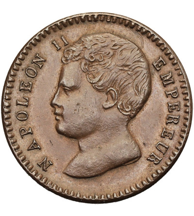 France, Napoleon II (1811-1832), pretender to the throne. ESSAI 1 Centime 1816 (1860), Brussels (Würden)