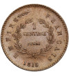 France, Napoleon II (1811-1832), pretender to the throne. ESSAI 1 Centime 1816 (1860), Brussels (Würden)