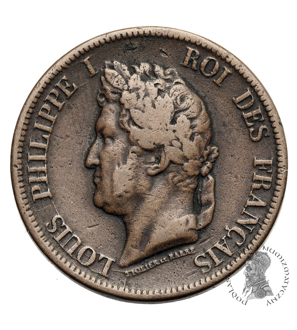 French Colonies, Louis Philippe I (1830-1848). 10 Centimes 1841 A, Paris French Colonies, Louis Philippe I (1830-1848). 10 Centimes 1841 A, Paris