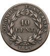 French Colonies, Louis Philippe I (1830-1848). 10 Centimes 1841 A, Paris