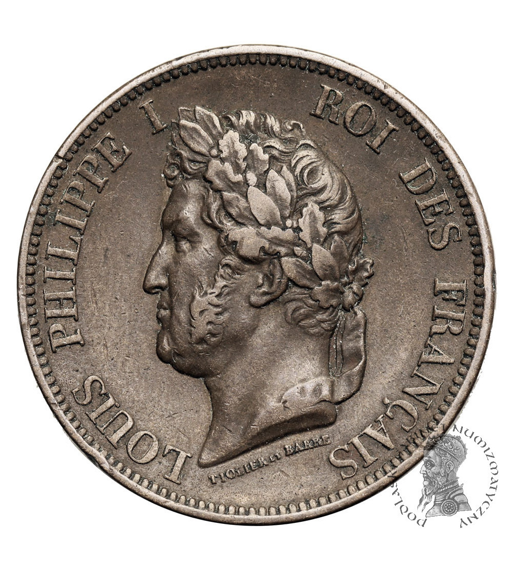 French Colonies, Louis Philippe I (1830-1848). 10 Centimes 1843 A, minted for Marquesas Islands
