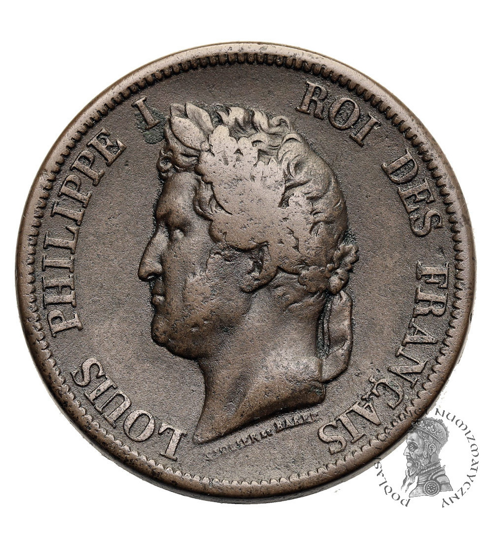 French Colonies, Louis Philippe I (1830-1848). 10 Centimes 1844 A, minted for Marquesas Islands