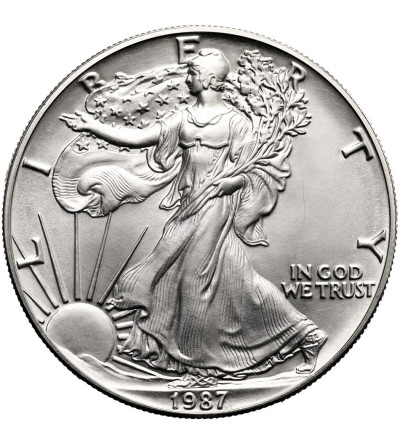 USA. 1 dolar ,,American Eagle" 1987 - Ag 1 Oz