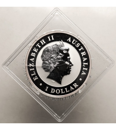 Australia, Elżbieta II (1952-2022). 1 dolar 2010, Kukabura  - Ag 1 Oz .999