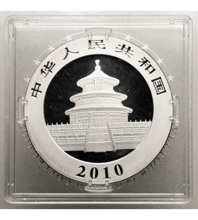 China. 10 Yuan 2010, Panda - Ag 1 Oz .999