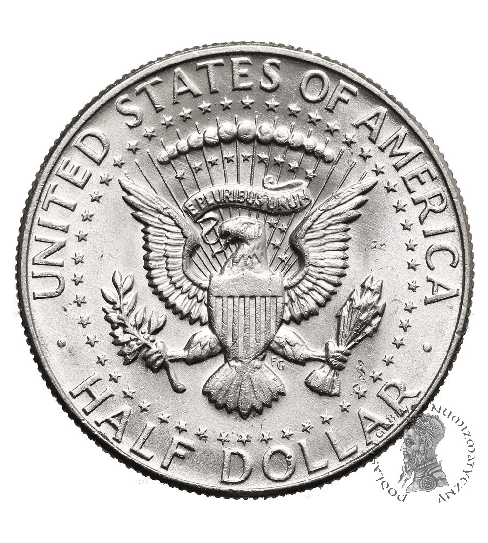 USA. 1/2 ,,Kennedy Half Dollar" 1965, Filadelfia