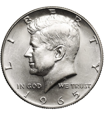 USA. 1/2 “Kennedy Half Dollar” 1965, Philadelphia