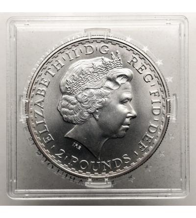Great Britain, Elizabeth II (1952-2022). 2 Pounds 2010, Britannia - Ag 1 Oz
