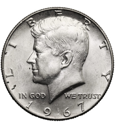 USA. 1/2 ,,Kennedy Half Dollar" 1967, Filadelfia