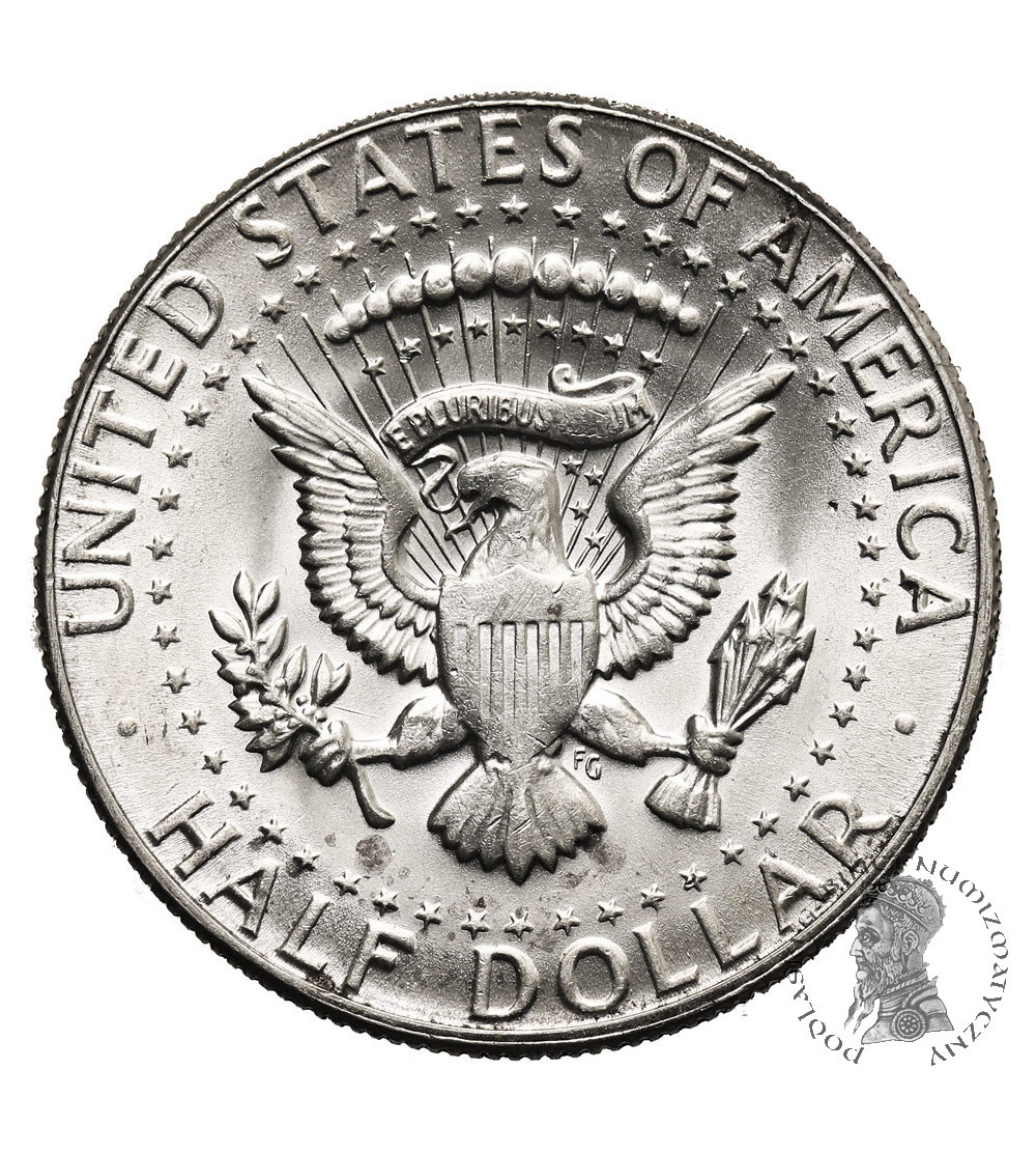 USA. 1/2 ,,Kennedy Half Dollar" 1969 D, Denver