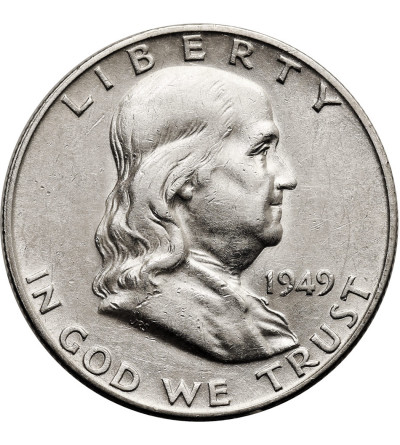 USA. 1/2 “Franklin Half Dollar” 1949 D, Denver