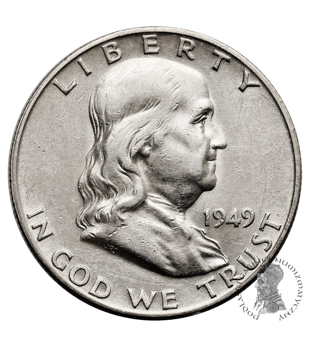 USA. 1/2 ,,Franklin Half Dollar" 1949 D, Denver