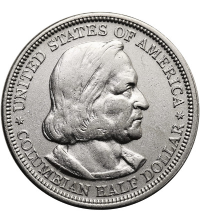 USA. 1/2 Dollar 1893, Philadelphia, the Discovery of America 1492-1892, Columbian Exposition