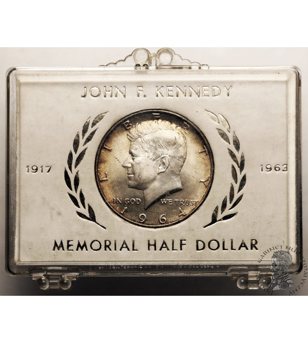 USA. 1/2 “Kennedy Half Dollar” 1964, Philadelphia - “Memorial Half Dollar”