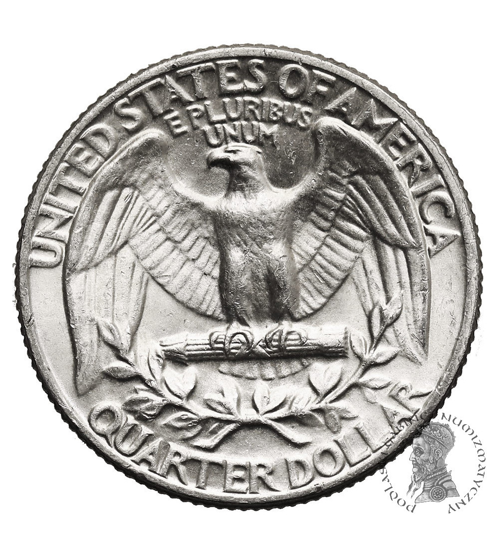 USA. 1/4 ,,Washington Silver Quarter" 1964, Filadelfia USA. 1/4 ,,Washington Silver Quarter" 1964, Filadelfia