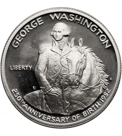 USA. 1/2 Dollar 1982 S, San Francisco, 250th Anniversary of George Washington's Birthday - Proof