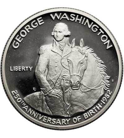 USA. 1/2 Dollar 1982 S, San Francisco, 250th Anniversary of George Washington's Birthday - Proof