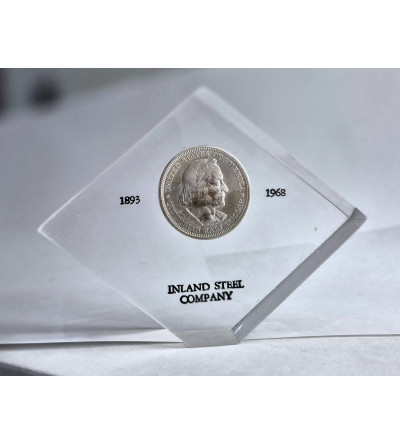 USA. 1/2 Dollar 1893, Philadelphia, Columbian Exposition - Inland Steel Company