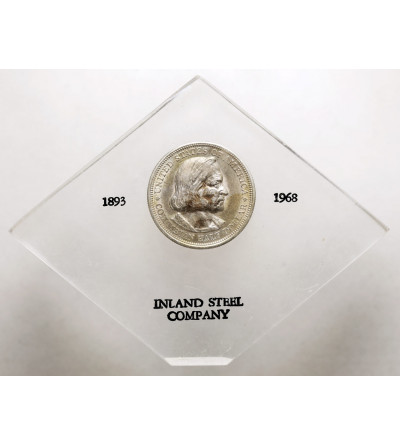 USA. 1/2 Dollar 1893, Philadelphia, Columbian Exposition - Inland Steel Company