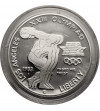 USA. 1 dolar 1983 S, San Francisco, XXIII Olimpiada w Los Angeles 1984, Rzut dyskiem - Proof