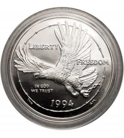 USA. 1 Dollar 1994 P, Philadelphia, National Prisoners of War Museum - Proof