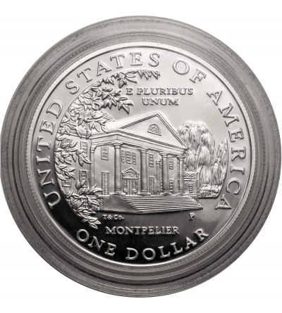 USA. 1 Dollar 1999 P, Philadelphia, Dolley Madison, Montpelier - Proof