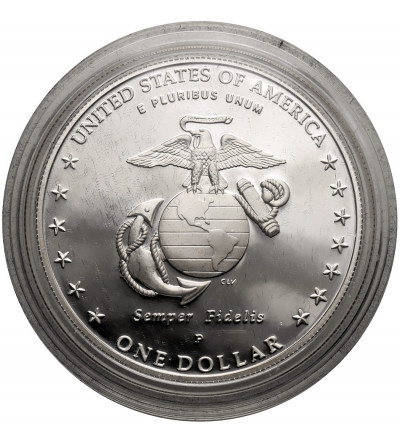 USA. 1 Dollar 2005 P, Philadelphia, United States Marine Corps, 230th Anniversary - Proof