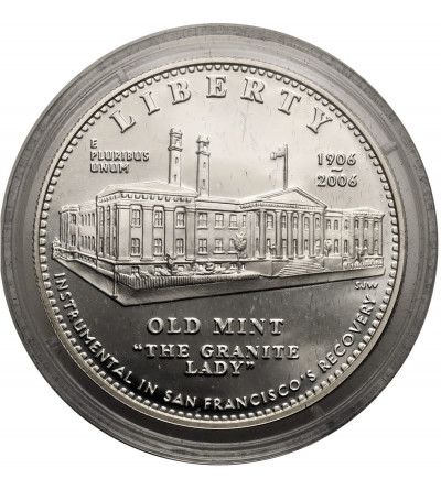 USA. 1 dolar 2006 S, San Francisco, Stulecie Starej Mennicy w San Francisco - Proof