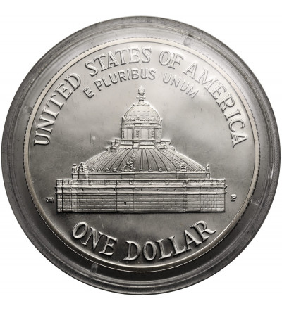 USA. 1 dolar 2000 P, Filadelfia, 200 rocznica powstania Biblioteki Kongresu - Proof