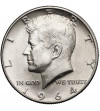 USA. 1/2 dolara ,,Kennedy Half Dollar" 1964 D, Denver
