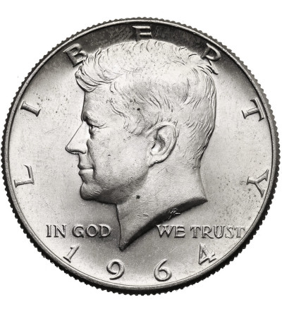 USA. 1/2 dolara ,,Kennedy Half Dollar" 1964 D, Denver