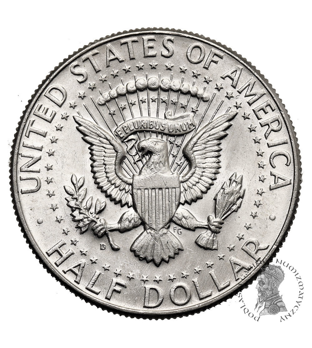 USA. 1/2 dolara ,,Kennedy Half Dollar" 1964 D, Denver USA. 1/2 dolara ,,Kennedy Half Dollar" 1964 D, Denver