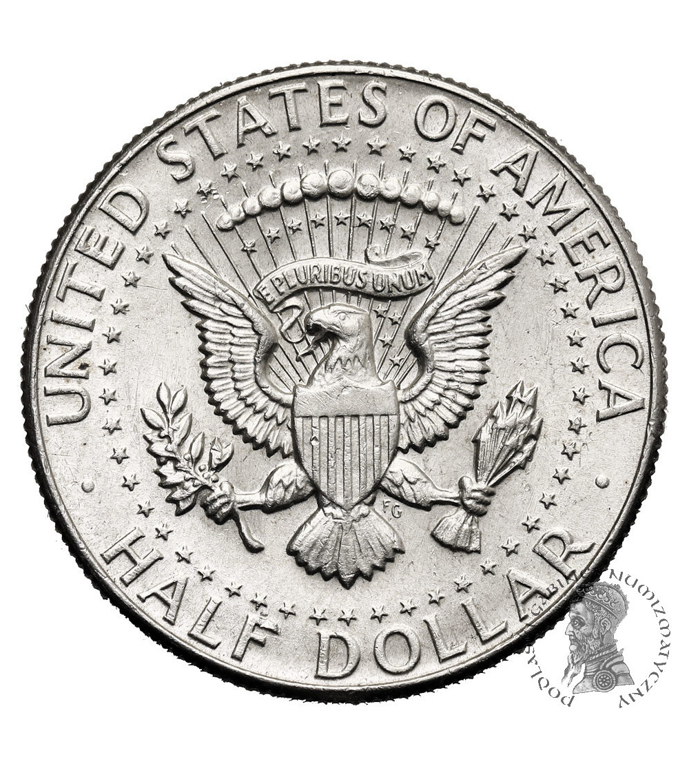 USA. 1/2 dolara ,,Kennedy Half Dollar" 1964, Filadelfia USA. 1/2 dolara ,,Kennedy Half Dollar" 1964, Filadelfia